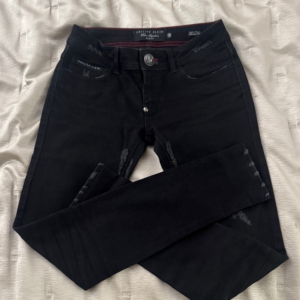 Philipp Plein Women's Black Skinny Jeans